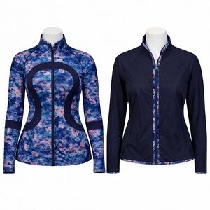 Size 8 Lululemon Women’s Reversible Find Your Bliss Jacket Moody Mirage